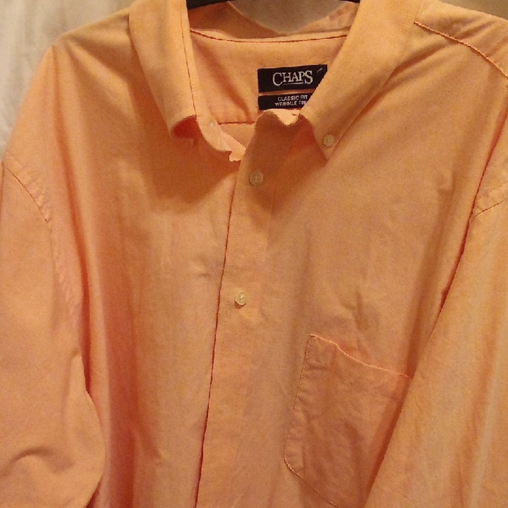 Chaps Men's Peach Shirt